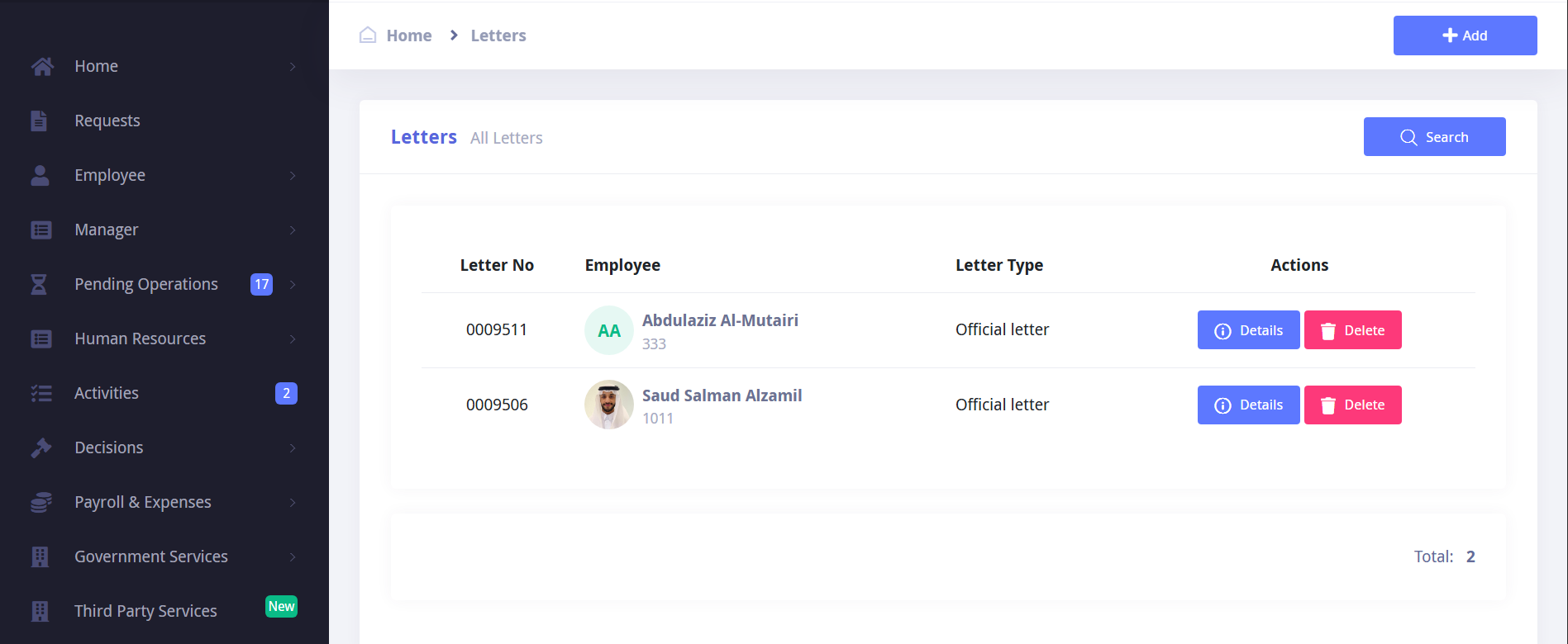 Custom Letters & Forms